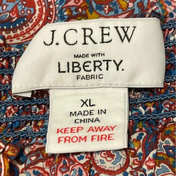 J. CREW NWOT Pajama Tank Top‎ in Liberty Fabric *Top Only* - Picture 6 of 9